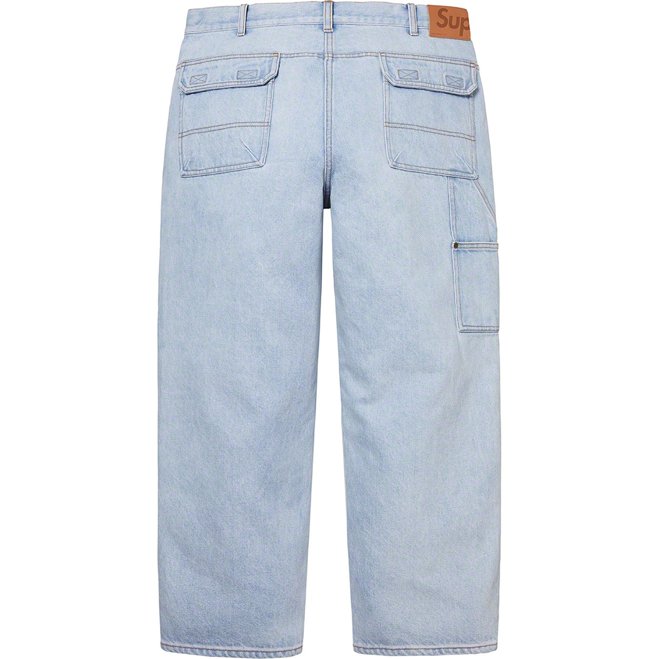 Double Knee Denim Utility Pant view 5
